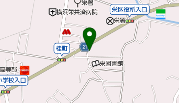 ゆず庵 横浜本郷台店の地図画像