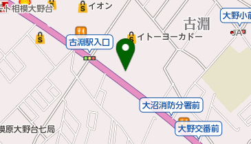 ゆず庵 古淵店の地図画像