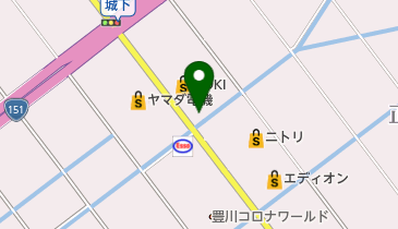 ゆず庵 豊川店の地図画像