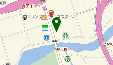 ゆず庵 新潟弁天橋店の地図画像