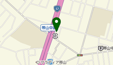 ゆず庵 熊本帯山店の地図画像