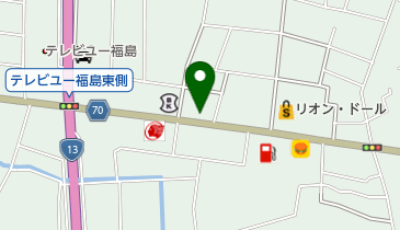 ピザハット 福島中央店の地図画像