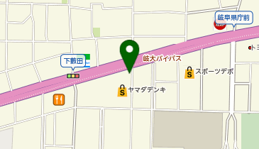 ヤマダホームズ 岐阜展示場の地図画像