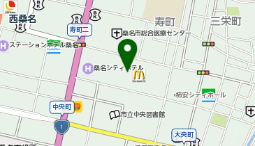 くくる アピタ桑名店の地図画像