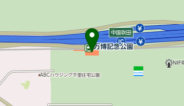 くくる 万博記念公園駅店の地図画像
