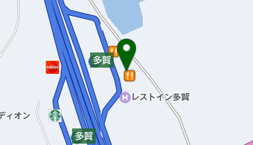 くくる 名神高速道路EXPASA多賀下り店の地図画像