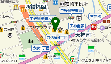 くくる 博多大丸店の地図画像
