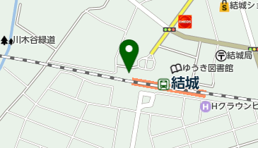庄や 結城店の地図画像