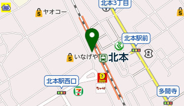 庄や 北本西口店の地図画像
