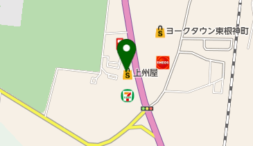 上州屋 東根店の地図画像