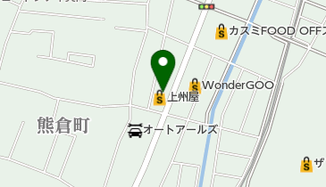 上州屋 真岡店の地図画像