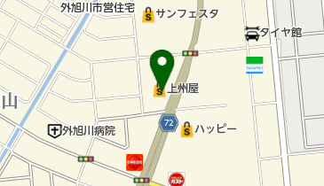 上州屋 秋田外旭川店の地図画像