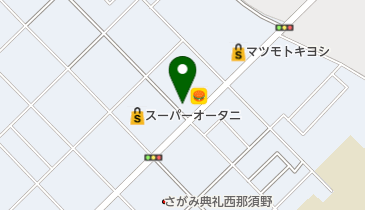 上州屋 新西那須野店の地図画像