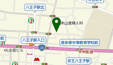 セントラルフィットネスクラブ 八王子の地図画像