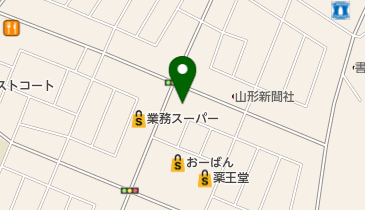 セントラルフィットネスクラブ 東根の地図画像