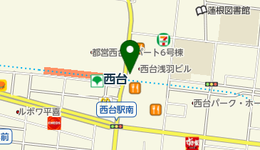 セントラルフィットネスクラブ 西台の地図画像