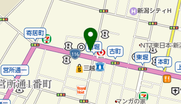 セントラルフィットネスクラブ NEXT21 (新潟)の地図画像