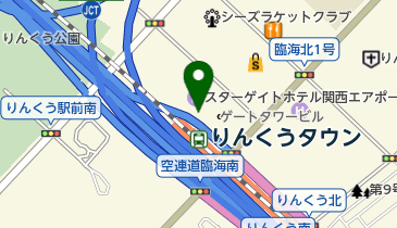 セントラルフィットネスクラブ りんくうタワーの地図画像