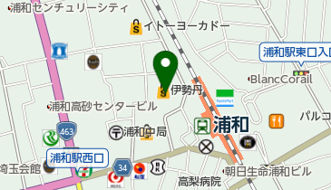 L'OCCITANE(ロクシタン) 伊勢丹浦和店の地図画像