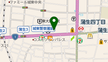 セントラルウェルネスクラブ 蒲生の地図画像