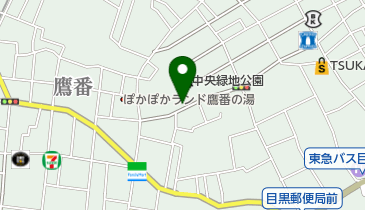 セントラルフィットネスクラブ 目黒の地図画像