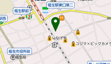 セントラルフィットネスクラブ 福生の地図画像