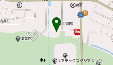 セントラルフィットネスクラブ24 仙台泉中央の地図画像