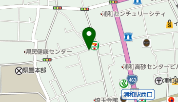 ありんこ 浦和店の地図画像