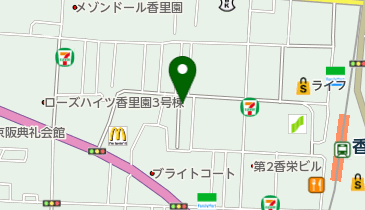 あじむどり香里園店の地図画像