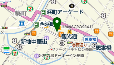 ヘヤミセ 長崎浜町店の地図画像