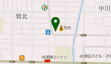 ドラッグセガミ 巽北店の地図画像