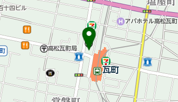 パワードラッグワンズ 瓦町店の地図画像