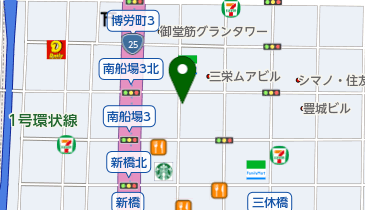 ココカラファイン 心斎橋本店の地図画像