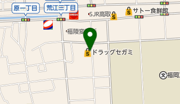 ドラッグセガミ 荒江店の地図画像