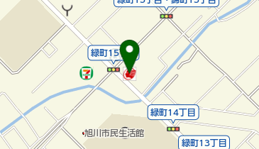 ワンズレンタカー 旭川近文店の地図画像