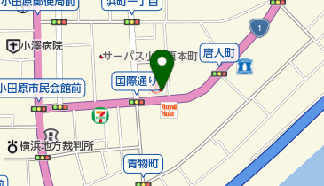 ワンズレンタカー 小田原駅東口店の地図画像