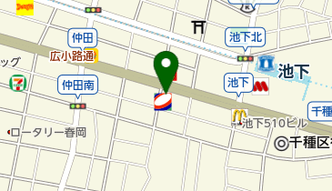 ワンズレンタカー 池下駅西店の地図画像