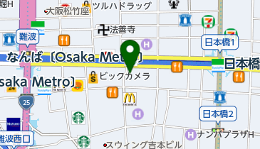 ワンズレンタカー なんば駅前店の地図画像