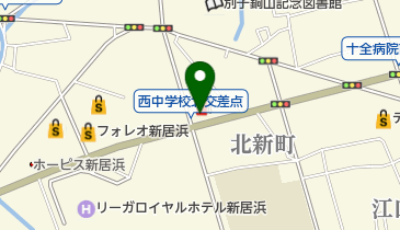 ワンズレンタカー 新居浜店の地図画像