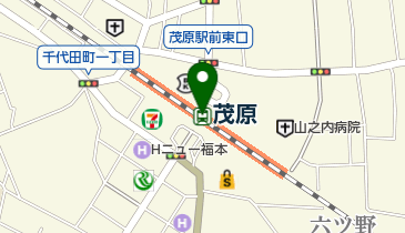 JR東日本 茂原駅みどりの窓口の地図画像