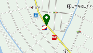 ワンズレンタカー 酒田若竹店の地図画像