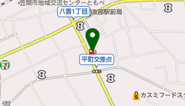 ワンズレンタカー 友部駅前店の地図画像