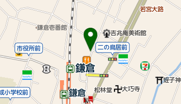 鎌倉小町通り あさひなの地図画像