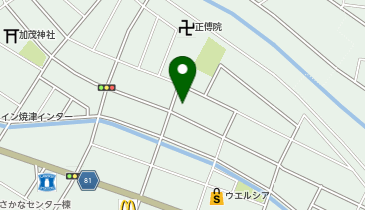 麺屋 日出次 焼津店の地図画像