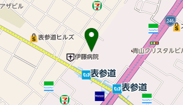 育てるタオル 表参道showroom(ショールーム)の地図画像