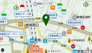 薬 マツモトキヨシ 新宿店の地図画像