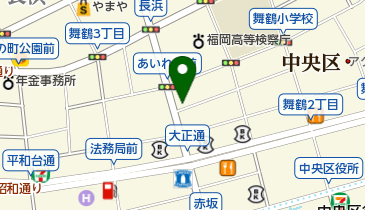 保険クリニック 福岡赤坂店の地図画像