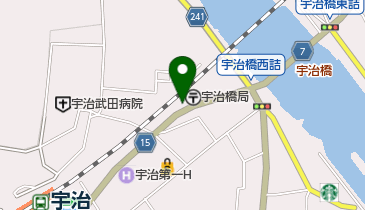 肉屋黒川 宇治本店の地図画像