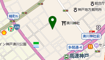 神戸市障害者更生相談所の地図画像