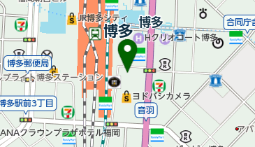 カラオケ ビッグエコー 博多筑紫口店の地図画像